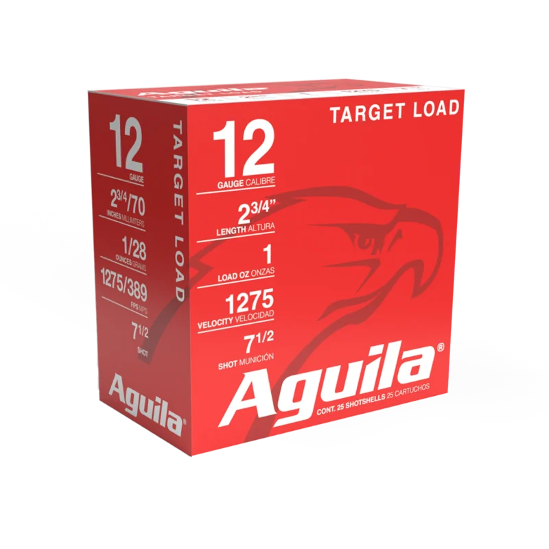 AGUILA 12GA 2 3/4" 1 OZ 7.5 25RD BX 10 BXS PER CS 1275 FPS