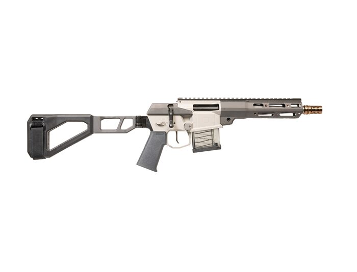 Q MINI FIX 300BLK 8" PSTL BLACK WITH BRACE 1-10RD MAGAZINE