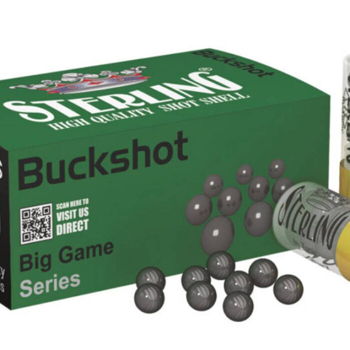 STERLING 12G 2.75" 00 BUCKSHOT 10RD BX 200RD CASE