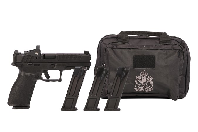SPRINGFIELD ARMORY ECHELON GEAR UP PKG U NOTCH 9MM PSTL 4.5" 5-10RD + RANGE BAG, CT-1500