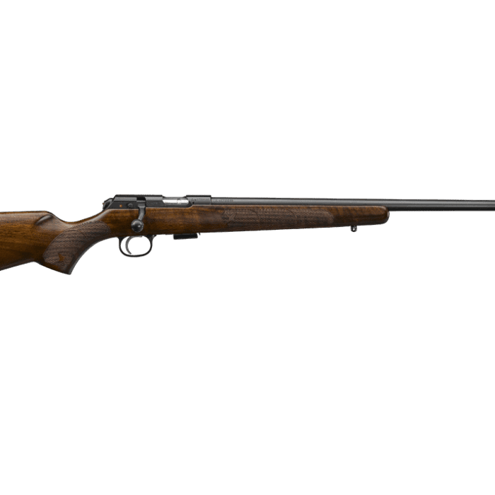 CZ 457 AMERICAN 24" 17HMR 5RD WALNUT