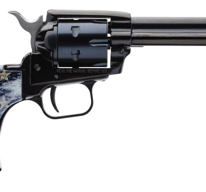 HERITAGE MANUFACTURING 22LR BL/AMER FLAG GRIP 4.75"