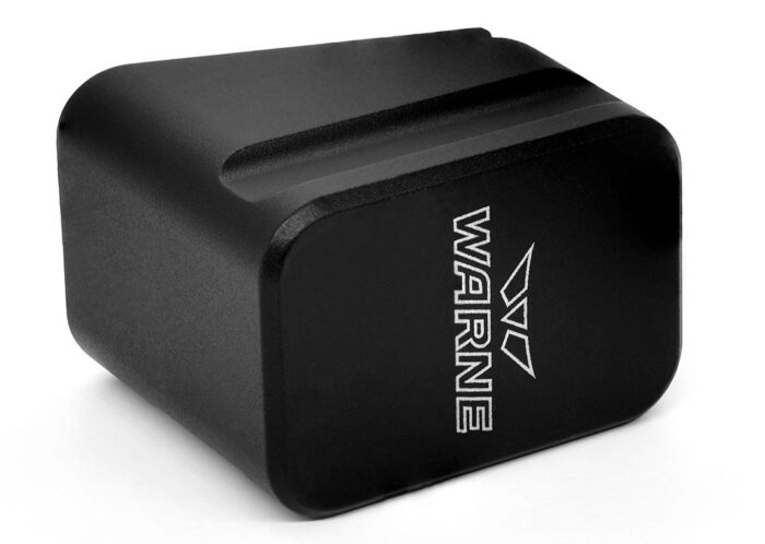 WARNE GLOCK 17/22 MAG EXT +5/+4 BLK