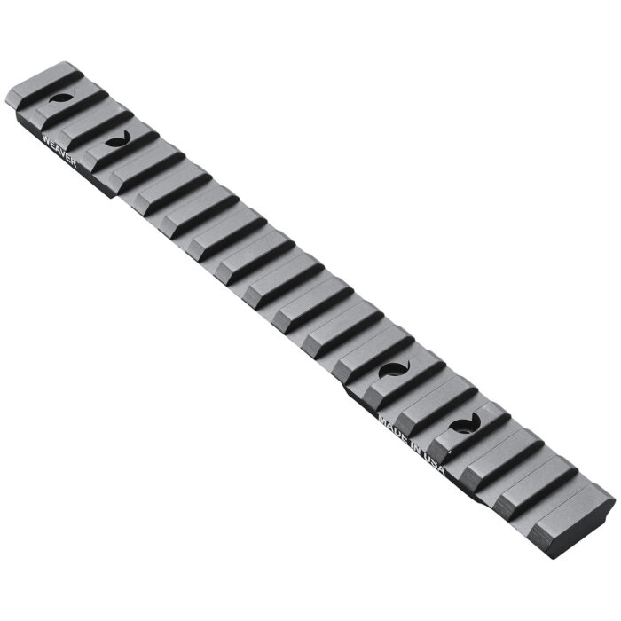 Weaver Mounts 99476 Multi-Slot Base  Extended Black Anodized Aluminum Fits Winchester XPR Long Action
