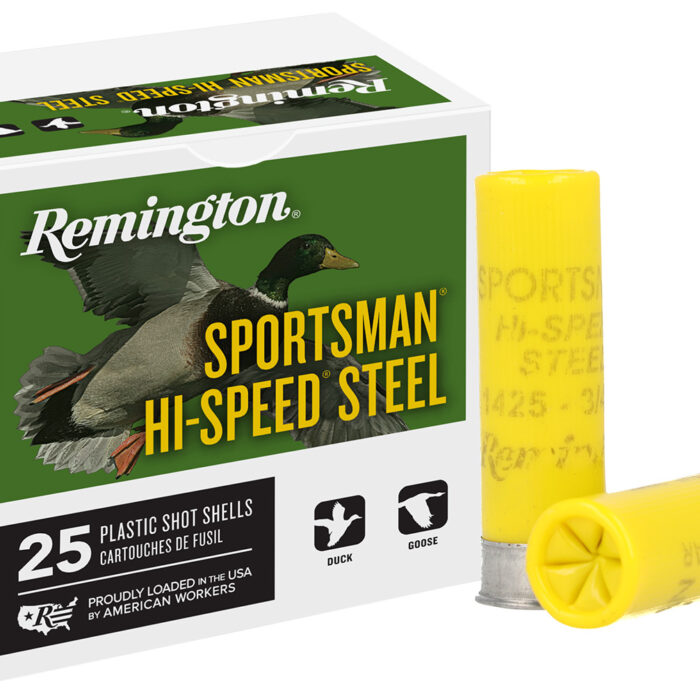 Remington Ammunition 20009 Sportsman Hi-Speed Steel 20Gauge 2.75" 3/4oz 7Shot 25 Per Box/10 Case
