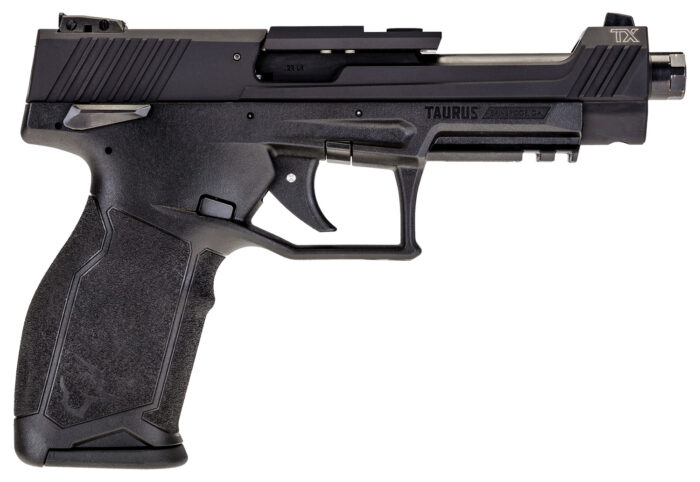 Taurus 1TX22C151 TX22 Competition 22 LR 16+1 5.25" Overall Black Steel/Threaded Barrel, Hard Coat Anodized Aluminum/Optic Cut/Serrated Slide & Polymer Frame w/Picatinny Rail w/Polymer Grips