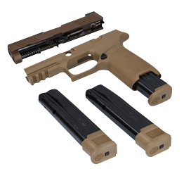 Sig Sauer 8900268 X-Change Kit M18 9mm Luger Sig 320 Handgun Coyote Tan 17/21 rd