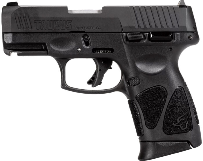 Taurus 1G3C4031 G3C  Compact Frame 40 S&W 10+1 3.26" Matte Stainless Steel Barrel, Matte Black Tenifer Serrated Steel Slide, Black Polymer Frame w/Picatinny Rai,l Black Polymer Grip, Right Hand