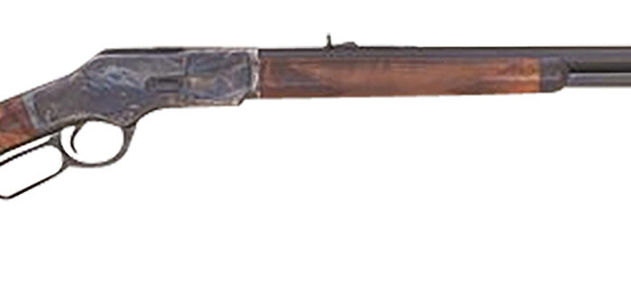 Cimarron CA277 1873 Deluxe Full Size 45 Colt (Long Colt) 12+1 24" Blued Octagon Barrel, Color Case Hardened Stainless Steel Receiver, Fixed w/Pistol Grip Walnut Stock, Right Hand