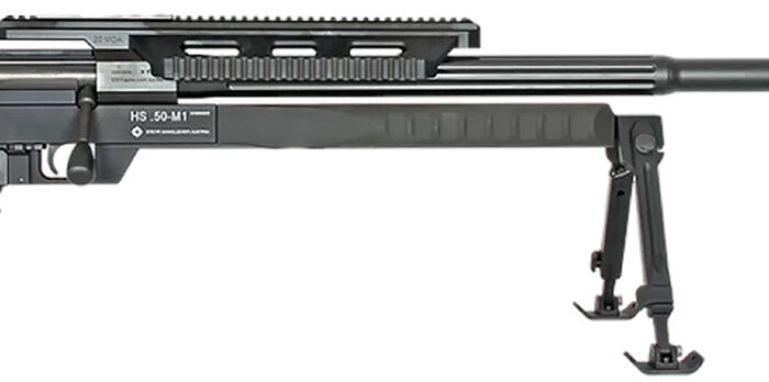 Steyr Arms 610551 HS 50 M1 50 BMG 5+1 35" Black Steel Barrel, Black Mannox Picatinny Rail Steel Receiver, Black Synthetic Adj Chassis Stock, Black Polymer Grip