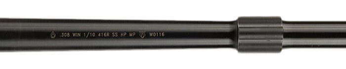 Ballistic Advantage BABL308019PQ Premium Series  308 Win 16" Threaded Hanson Profile, Midlength with Low Pro Gas Block, Black QPQ 4150 Chrome Moly Vanadium Steel, Fits AR-10