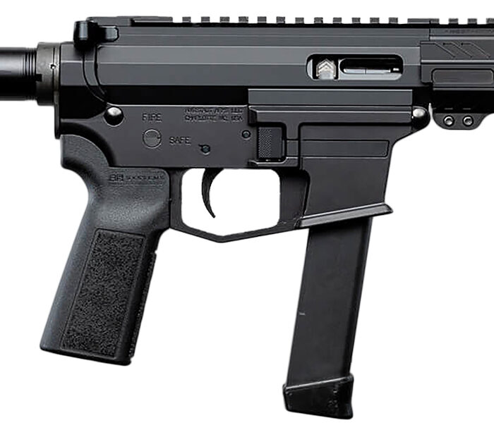 Angstadt Arms AAUDP09P06 UDP-9  9mm Luger 15+1 6" Black Melonite Threaded Barrel, 5.50" Free Float M-LOK Handguards, Black Cerakote Aluminum Picatinny Rail Receiver, Black B5 Grips