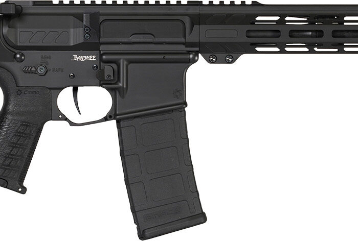 CMMG 30AB20FAB Banshee MK4 300 Blackout 30+1 12.50" Black Nitride Medium Taper Threaded Barrel, EML 7" M-LOK Handguards, Black Armor Cerakote Aluminum Picatinny Rail Receiver, CMMG Zeroed Grips