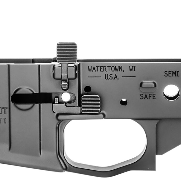 Griffin Armament MK2AL MK2 Stripped Lower Receiver 7075-T6 Aluminum Black Anodized for AR-15