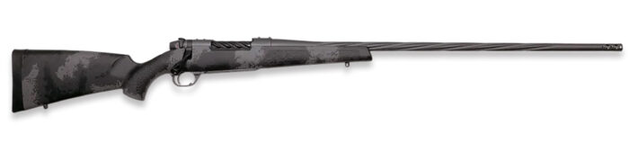 Weatherby MLW01N240WR6B Mark V Live Wild 240 Wthby Mag 4+1 24" Carbon Gray Cerakote Fluted Threaded Barrel, Drilled & Tapped Steel Receiver, Fixed Black & Gray Accents Polymer Stock, Right Hand