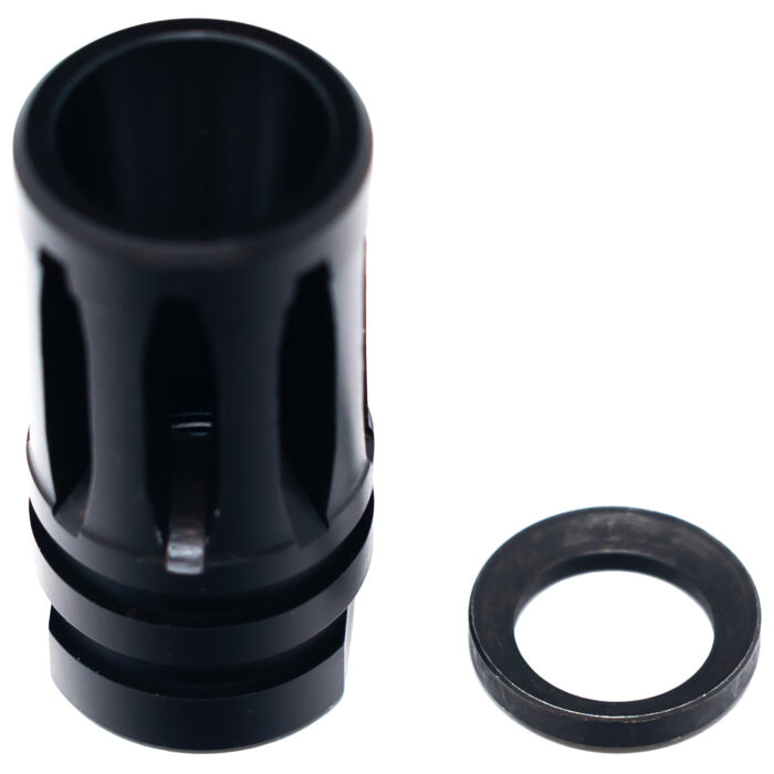 Faxon Firearms FFMD762A2  A2 Flash Hider Black Nitride 5/8"x24 Threads 30 Cal