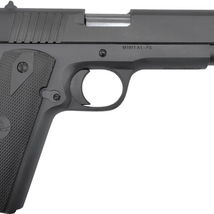 Rock Island 56867 GI  Sports South Exclusive Full Size Frame 10mm Auto 8+1 5" Black Bull Barrel, Black Parkerized Serrated Steel Slide, Black Parkerized Steel Frame w/Beavertail, Black Rubber Grip