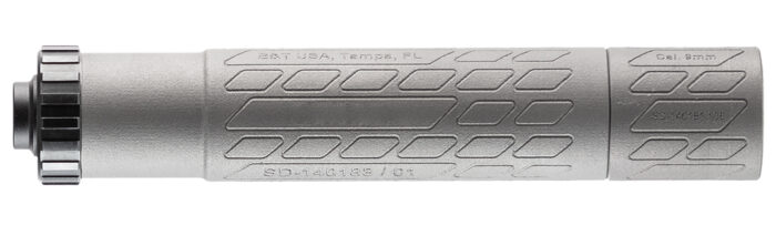 B&T Firearms SD-IMPULS-OLS-45-M Print-X Impuls OLS M  45 ACP 1.30" Anodized Grey Titanium