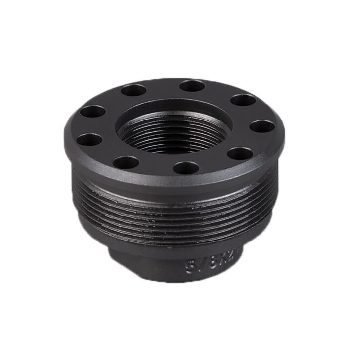 SilencerCo AC822 Alpha Direct Thread Mount Fits 9/16"x24 Black