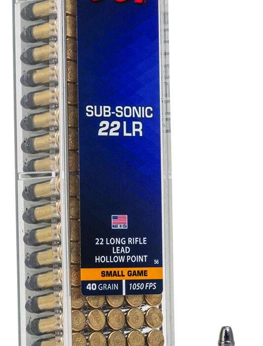 CCI 22 LR  SUB-SONIC 40GR HP 100 RD/BX 50 BX/CS