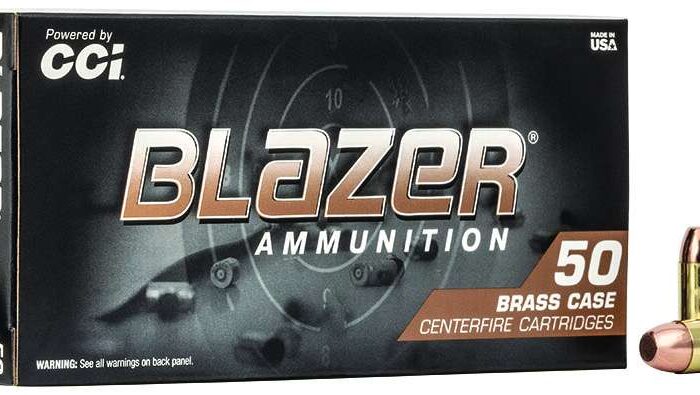 CCI 40 S&W 165 GR FMJ BLAZER BRASS 50 RD/BX 20 BX/CS