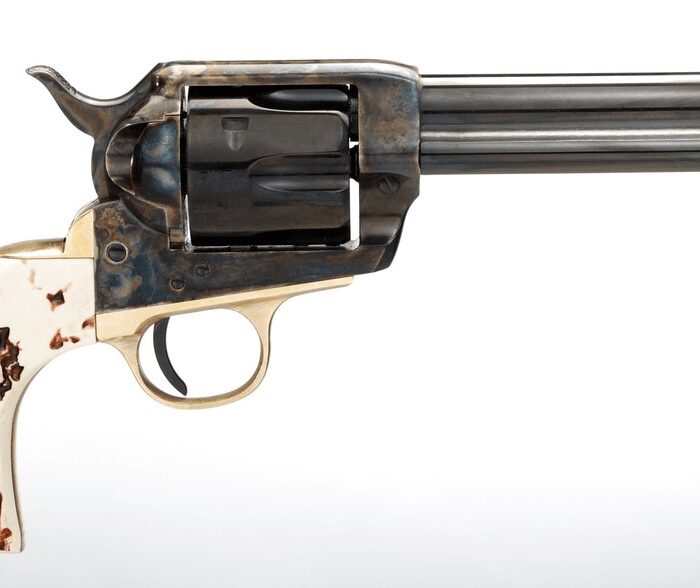 TAYLOR'S & COMPANY CATTLEMAN 45LC BL/STAG 5.5"