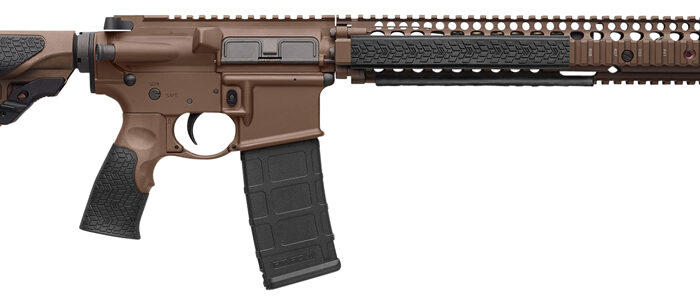 Daniel Defense 0208815126011 DDM4 M4A1 5.56x45mm NATO 30+1 14.50" Barrel w/Flash Suppressor, Mil-Spec Brown Cerakote, 6 Position Stock w/SoftTouch Overmolding
