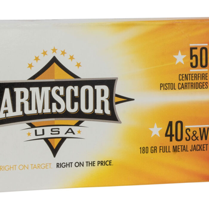 Armscor FAC402N USA  40S&W 180gr Full Metal Jacket 50 Per Box/20 Case