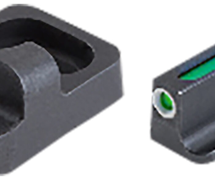 TruGlo TG13RM1PB TFX Pro Sights For Remington Shotguns  Black |  Green Tritium Fiber Optic  White Outline Front Sight Black Rear Sight