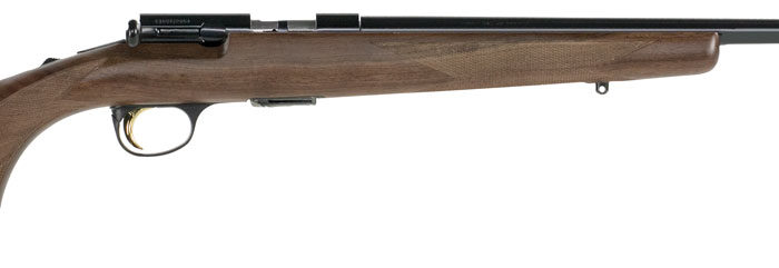 Browning 025175204 T-Bolt Sporter 22 WMR 10+1 22" Barrel, Polished Blued Steel Receiver, Satin Black Walnut Stock, Plastic Butt Plate, Optics Ready