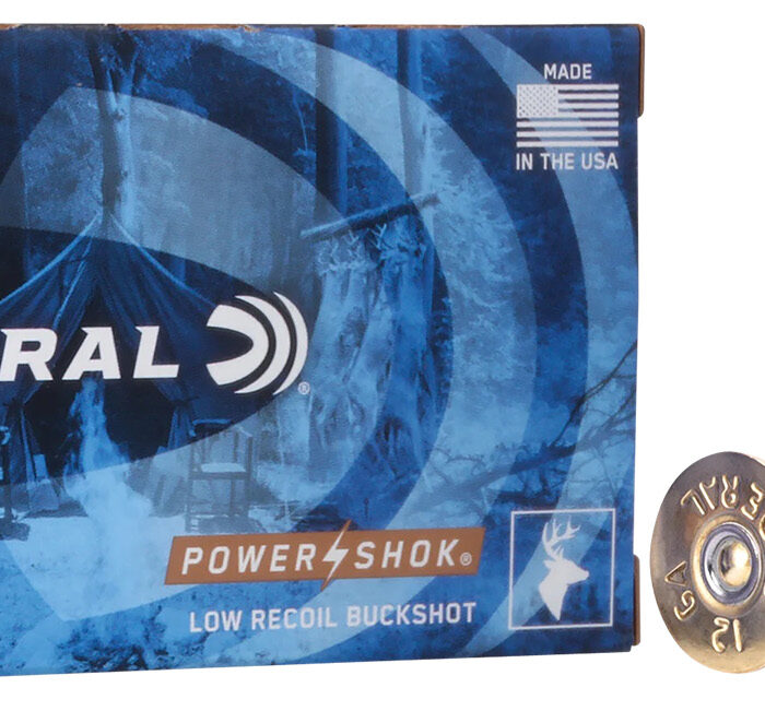 Federal H13200 Power-Shok Low Recoil 12Gauge 2.75" 9Pellets 1 3/16oz 00BuckShot 5 Per Box/50 Case