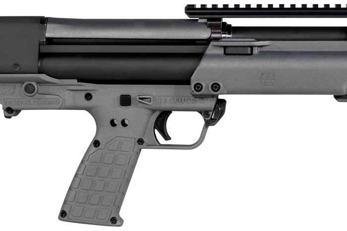 Kel-Tec KSGGY KSG  Sports South Exclusive 12 Gauge 14+1 3" 18.50" Barrel, Exclusive Tactical Gray Fixed Bullpup Stock, Includes Picatinny Rails