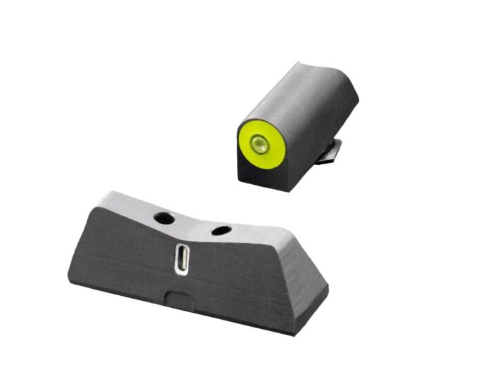 XS Sight DXW2 Big Dot Sight for Colt 1911 & others all barrel lengths  LPA Cut - Yellow