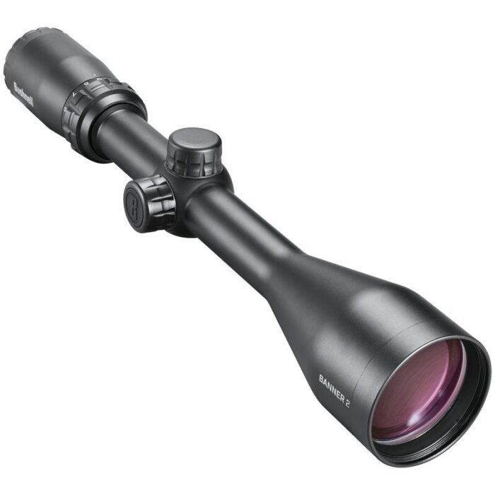 Bushnell Banner 2 Rifle Scope 3-9x50 1" SFP DOA Quick Ballistic Non-Illum. Black with Rings
