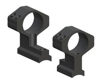 Weaver 2-Piece Muzzleloader Aluminum Integral Scope Rings & Scope Base Mount - Matte High - TC Encore/ Omega