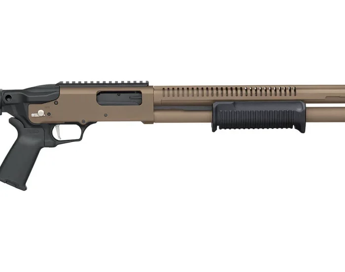 MOSSBERG 509R CERAKOTE 12G 3" SHOTGUN 18.5" STANDOFF W/ H.S., PIC RAIL, FDE 6+1RD