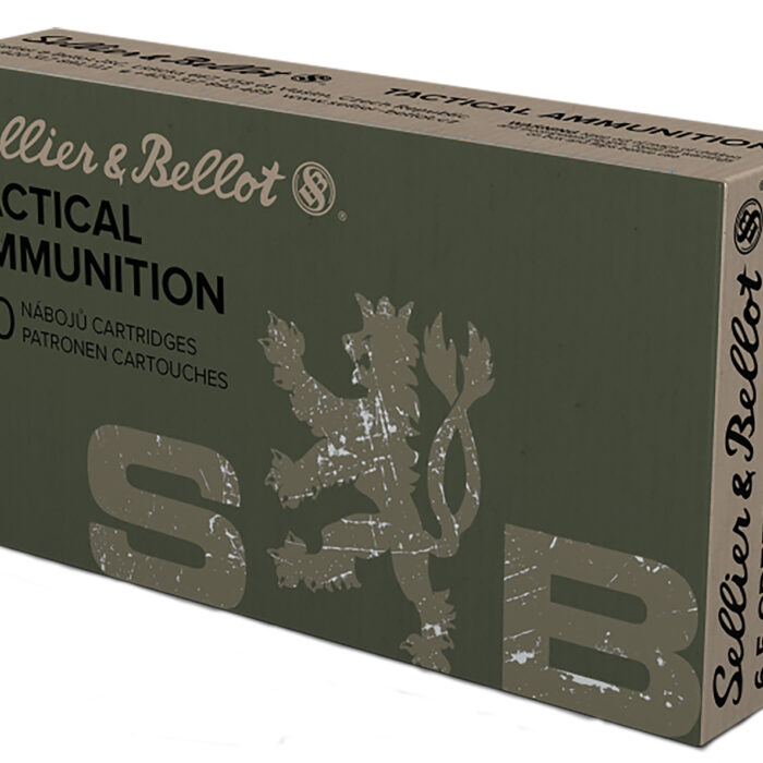 Sellier & Bellot SB65A Rifle  6.5Creedmoor 140gr Full Metal Jacket Boat Tail 20 Per Box/25 Case