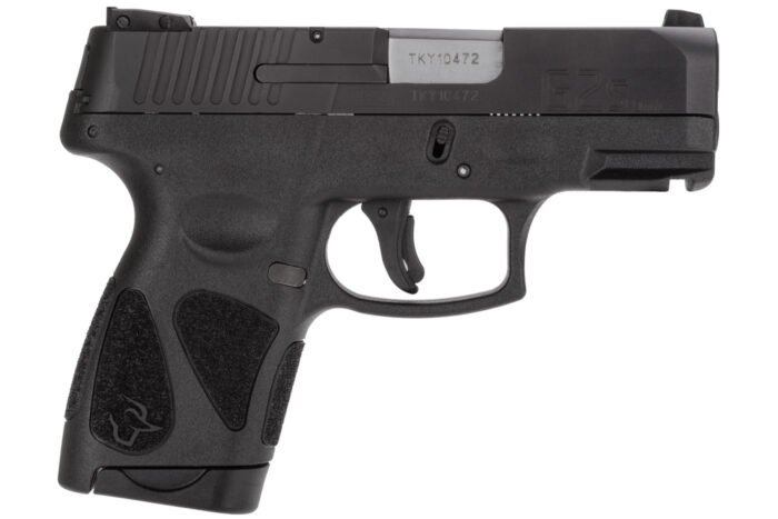 Taurus 1G2S931 G2S  Compact Frame 9mm Luger 7+1 3.26" Matte Stainless Steel Barrel, Matte Black Serrated Alloy Steel Slide, Black Polymer Frame w/Picatinny Rail & Polymer Grip, Right Hand