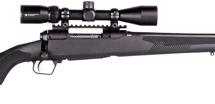 Savage Arms 57316 110 Apex Hunter XP 338 Win Mag 3+1 24", Matte Black Metal, Synthetic Stock, Vortex Crossfire II 3-9x40mm Scope