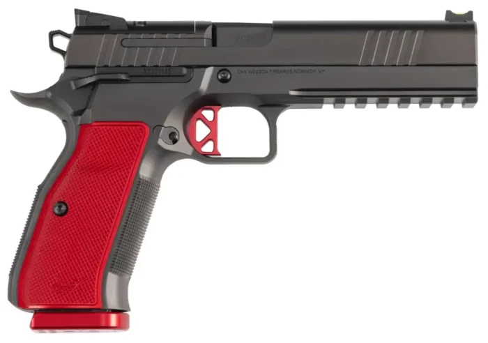 DAN WESSON DWX OPTIC READY 9MM PISTOL BLACK DLC/RED, 10RD - Image 2