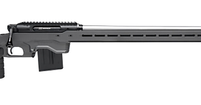 Savage Arms 57893 Impulse Elite Precision 338 Lapua Mag 5+1 30" Stainless Barrel, Matte Black Nitride Rec, Gray Cerakote Adjustable MDT ACC Aluminum Chassis Stock