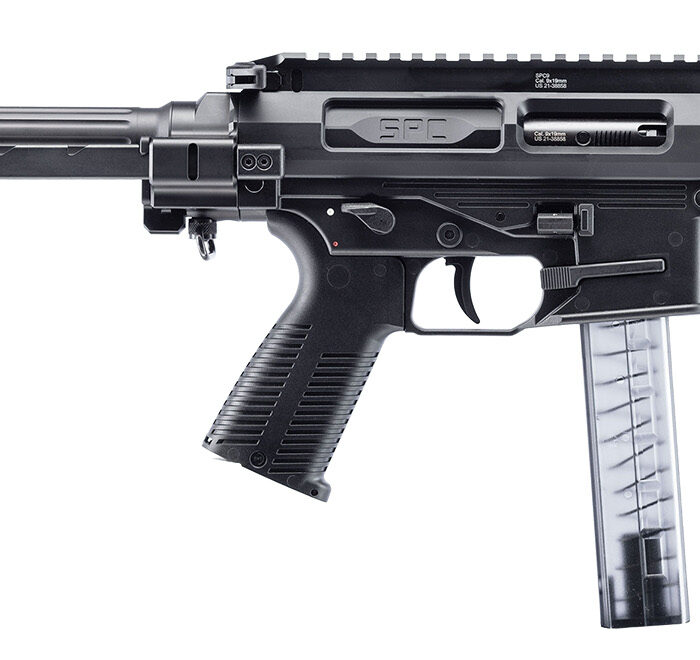 B&T Firearms 500003PDWTB SPC9  9mm Luger 30+1 4.50", Black, PDW Stock/Brace, Polymer Grip (OEM Mag)