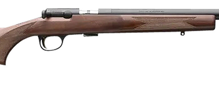 Browning 025253202 T-Bolt Target SR 22 LR 10+1 20" Matte Blued Heavy Bull Threaded Barrel, Drilled & Tapped Matte Blued Steel Receiver, Grade I Black Walnut Target Style Fixed w/Raised Comb Stock