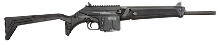 Kel-Tec SU16CBLK SU-16 Sport Utility Carbine 5.56x45mm NATO Caliber with 16" Barrel, 10+1 Capacity, Black Parkerized Metal Finish, Black Underfolding with Storage Compartment Stock Right Hand