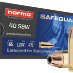 Norma Ammunition 801407887 Safeguard 40S&W 165gr Jacketed Hollow Point 50 Per Box/20 Case 2 164640