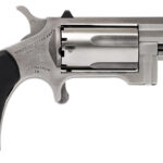 North American Arms SNTC Sentinel Conversion 22 WMR/22 LR 5 Shot 1.42" Matte Stainless Steel Barrel, Stainless Cylinder, Matte Stainless Steel Frame ,Slip-on Rubber Pebble Grip, Exposed Hammer 1 165934