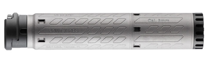 B&T Firearms SDSQDM9 SMG  9mm 1.77" Gray Titanium 1.375"x24