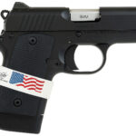 Kimber Mfg, Inc 3300244 Micro 9 Liberty Micro Frame 9mm Luger 7+1 3.15" Stainless Ramped Barrel, KimPro II Black Serrated Stainless Steel Slide, Kimpro II Black Aluminum Frame w/Beavertail 2 170628