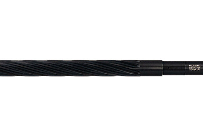 Faxon Firearms 10B810R20SHQ5RNP3  Match 308 Win 20" Spiral Fluted Black Salt Bath Nitride 416-R Stainless Barrel