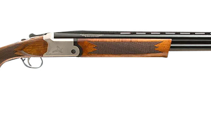 Gforce Arms GF5B1228 Filthy Pheasant  12 Gauge Break Open 3" 2rd 28" Over/Under Vent Rib Barrel, Engraved Nickel-Plated Receiver, Fixed Turkish Walnut Stock